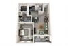 A1 Floor Plan One-Bedroom Floor Plan at The Mansions McKinney, Texas